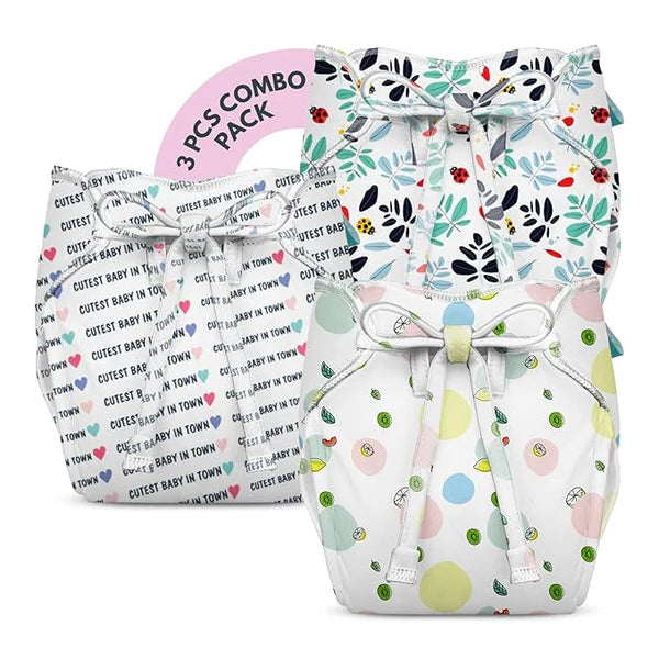 3 Piece Pack of New & Improved Smart Nappy - Kit 3