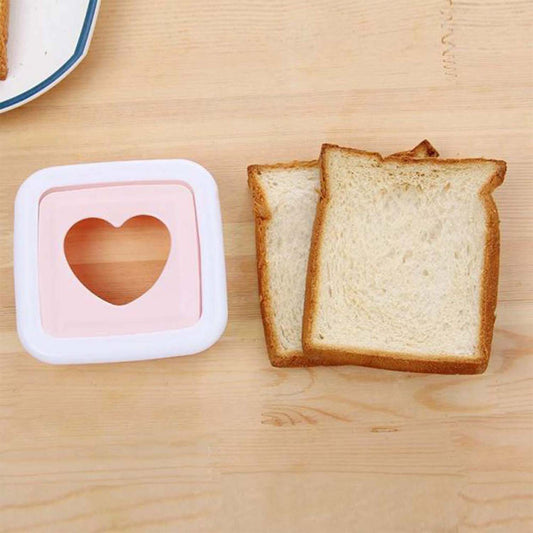 Heart Shape Sandwich Cutter Bread Press (1 Pc)