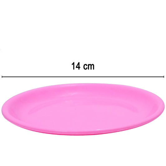 Round Shaped Mini Soup Platesdishes - 6 Pcs