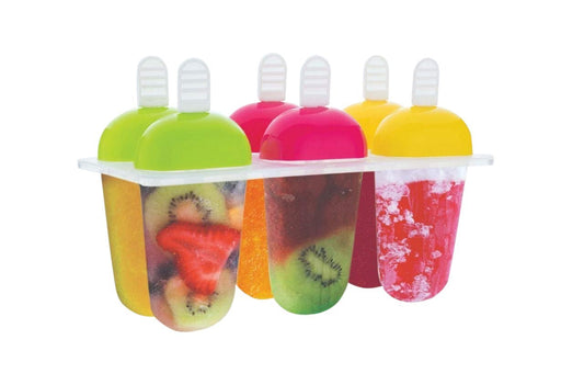 6 Pcs Multicolor Polypropylene Ice Mold Kulfi Makerstickcreamcandy Color Assorted