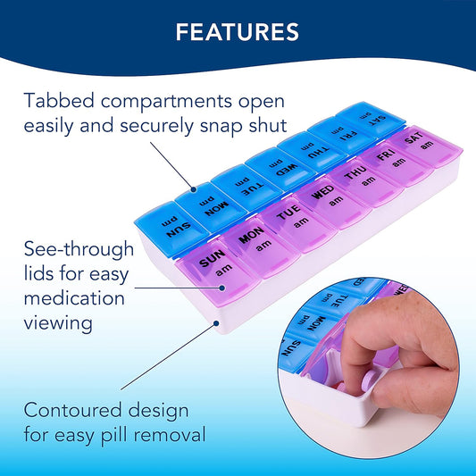 Weekly Medicine Pill Organizer - (1 Pc)