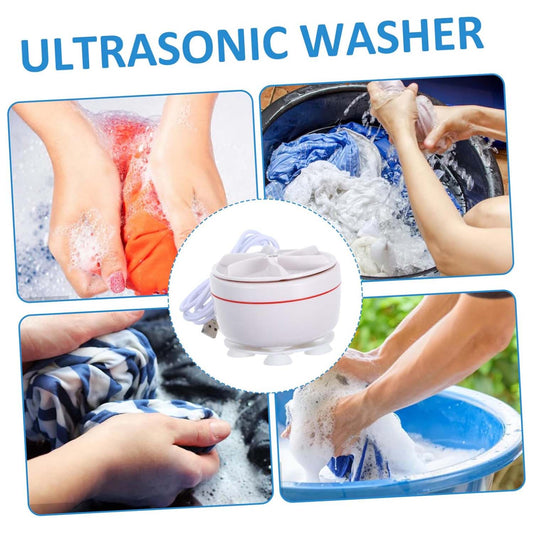 Mini Washing Machine Turbine Washing Machine Door Hinge Lightweight Turbo Washer With Usb Cable For Home Camping College Rooms Use