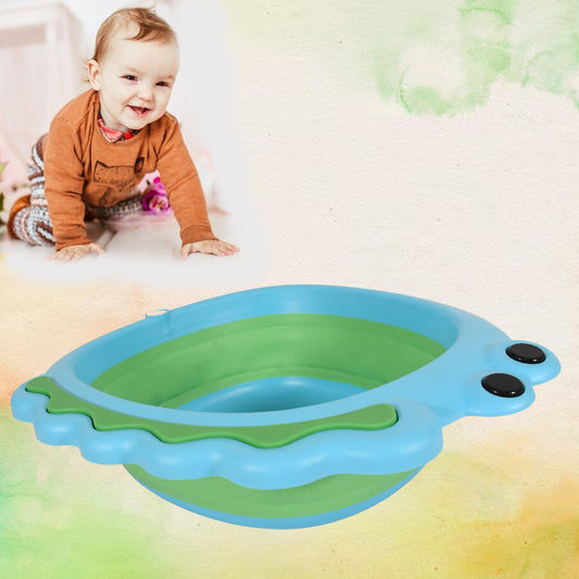 Frog Shape Wash Basin Space Saving Multi Function Foldable Baby Wash Basin Easy Clean Lightweight Thicken For Washing Face For Home (3331cm 1 Pc)