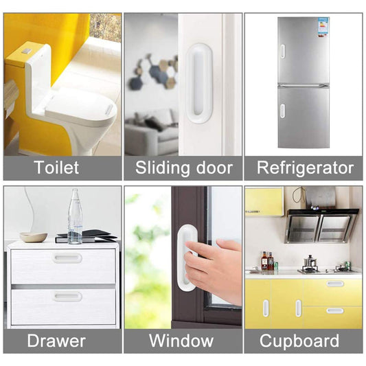 Self Stick Push Pull Helper (4 Pc)