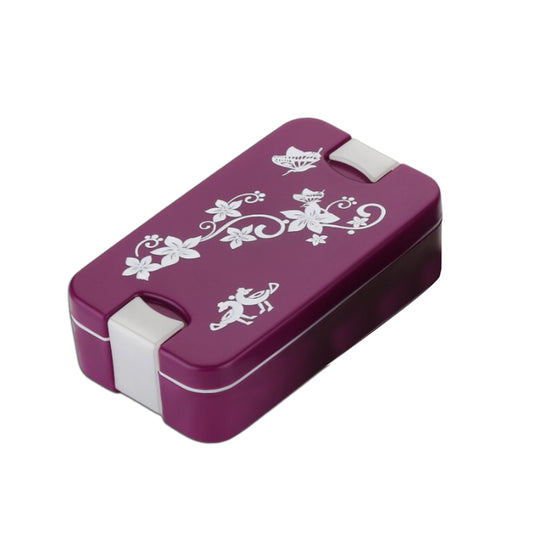 Airtight Lunch Box 2 Compartment Lunch Box Leak Proof Food Grade Material Lunch Box Modern Appearance Compact Lunch Box With Spoon