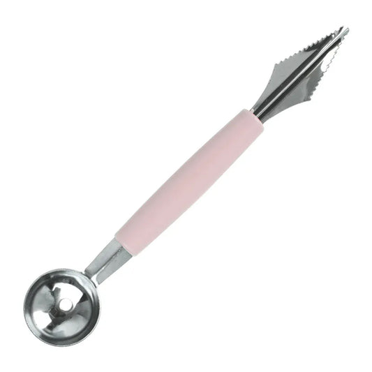 Multifunctional Stainless Steel Fruit Vegetable Pattern Carving Knife Peeler Corer Spherical Dig Ball Scoop Garnishing Dig Ball Spoon Kit.