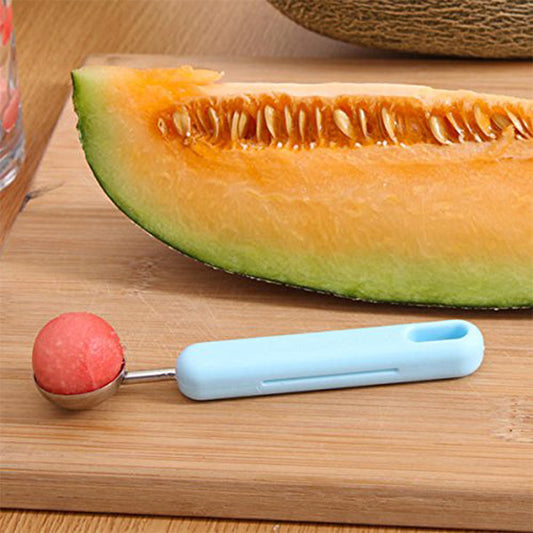 2 In 1 Kitchen Tool - Soft Fruit Peeler And Baller - Avocado Papaya Watermelon Honey Dew - Kitchen Gadget Tool (1 Pc)