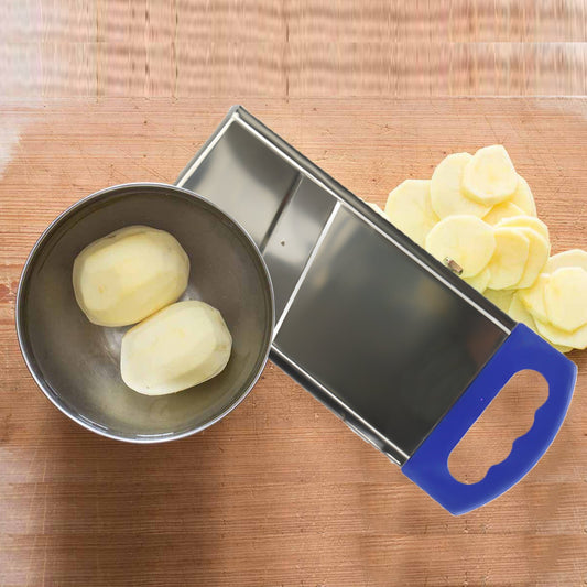 Plain Potato Slicer Used In All Kinds Of Household Kitchen Purposes For Cutting And Slicing Of Potatoes.