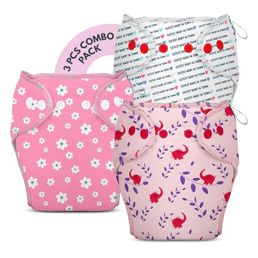3 Piece Pack of New & Improved Smart Nappy - Kit 2