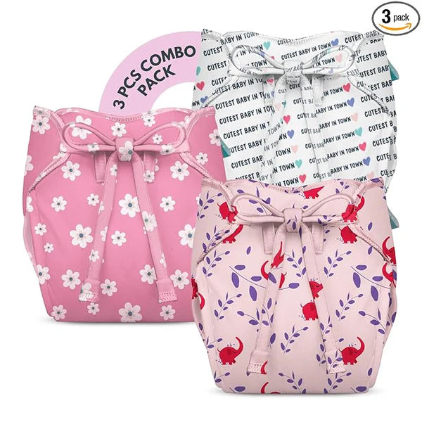 3 Piece Pack of New & Improved Smart Nappy - Kit 2
