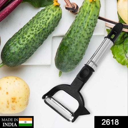 2-in-1 Double Julienne And Vegetable Peeler