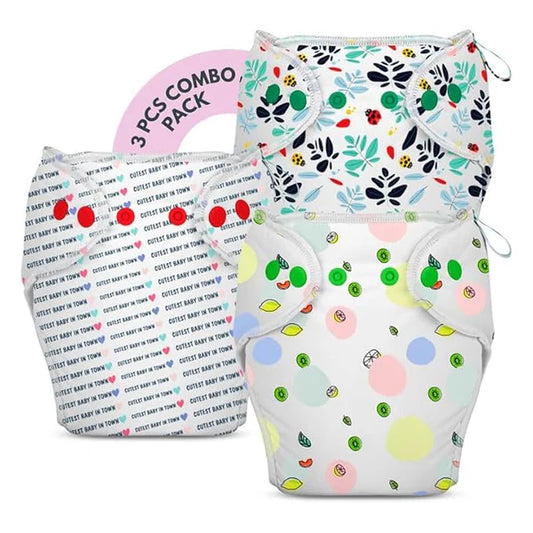 3 Piece Pack of New & Improved Smart Nappy - Kit 3