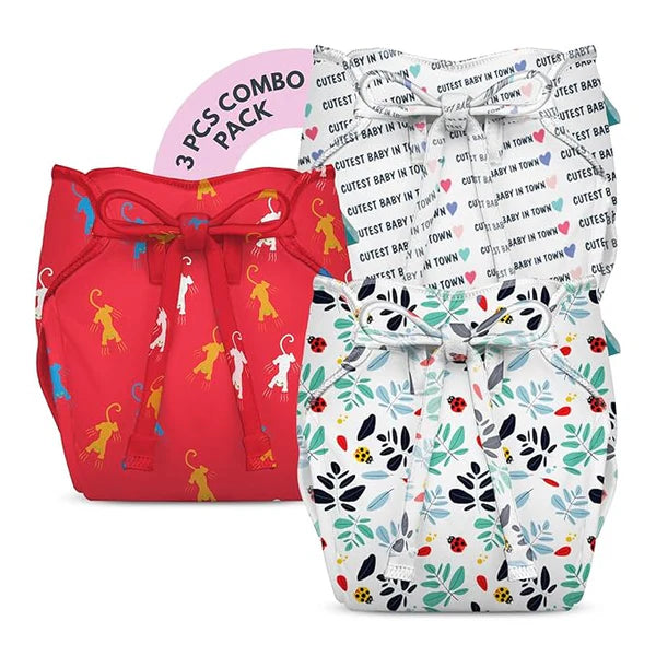 3 Piece Pack of New & Improved Smart Nappy - Kit 4