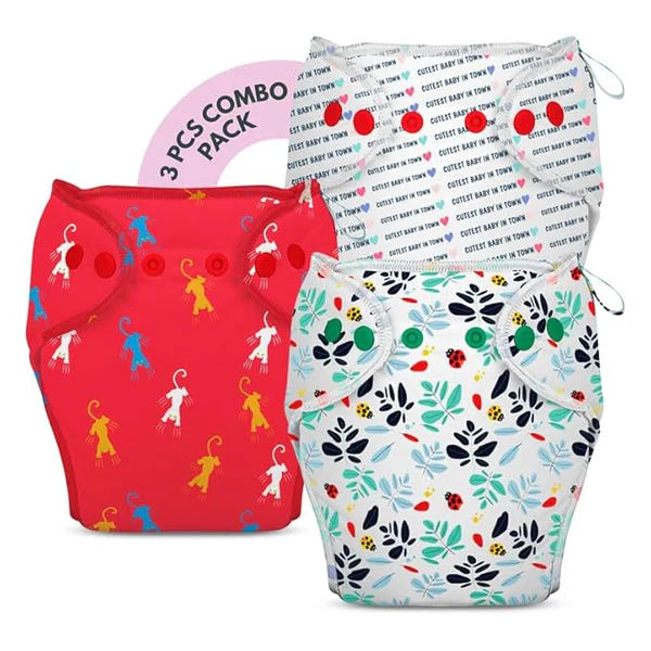 3 Piece Pack of New & Improved Smart Nappy - Kit 4