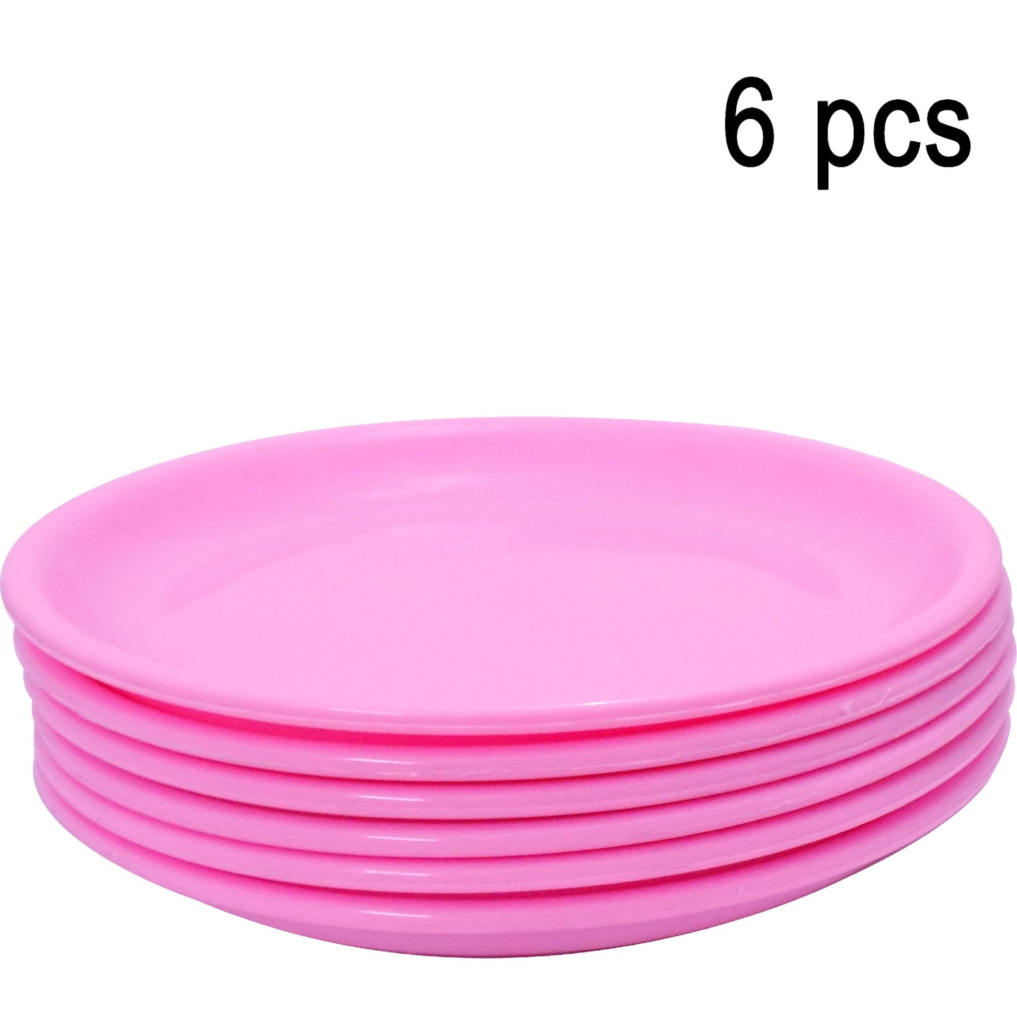 Round Shaped Mini Soup Platesdishes - 6 Pcs