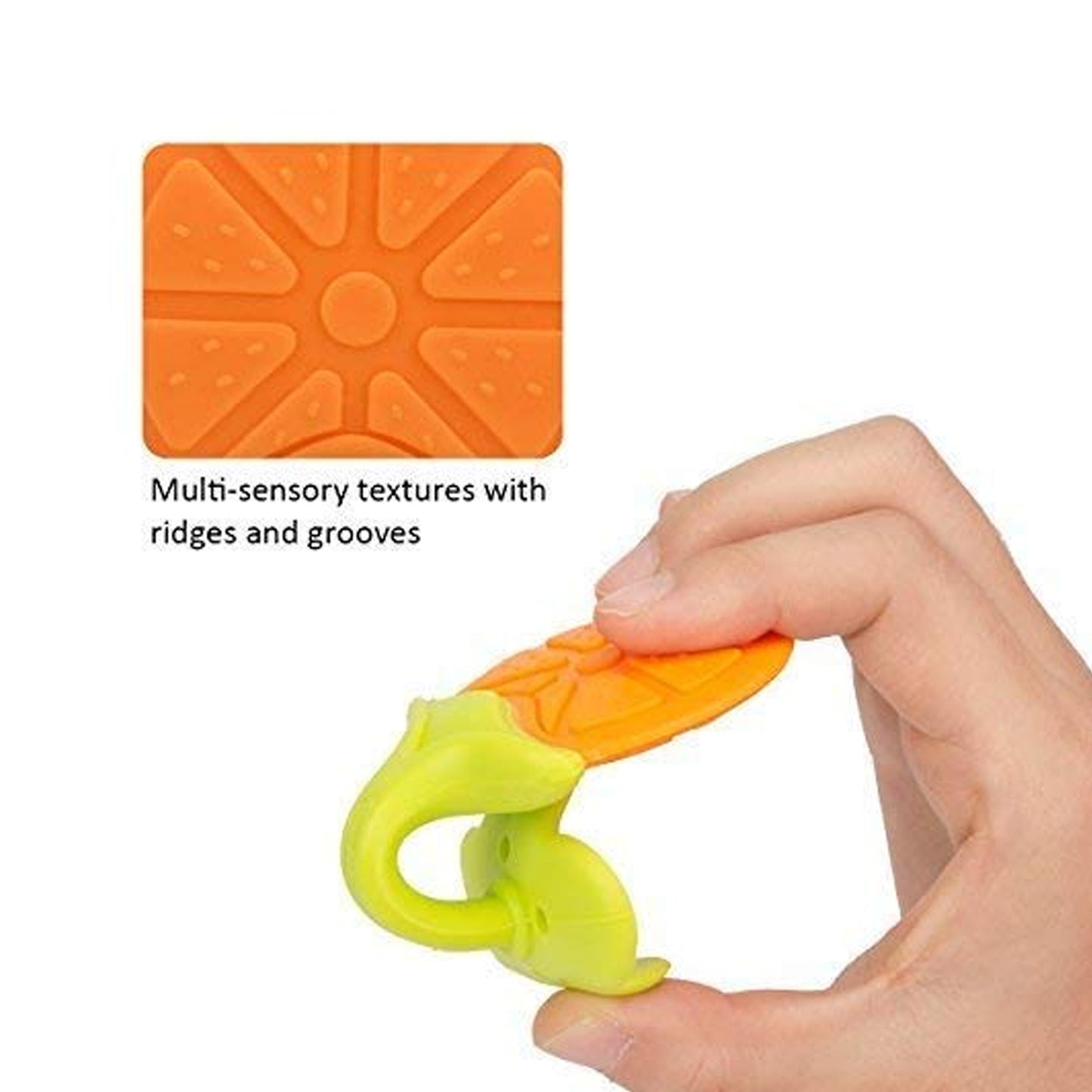 Silicone Fruit Shape Teether Toy Food Grade Silicon Teether Use For Baby  Toddlers  Infants  Children