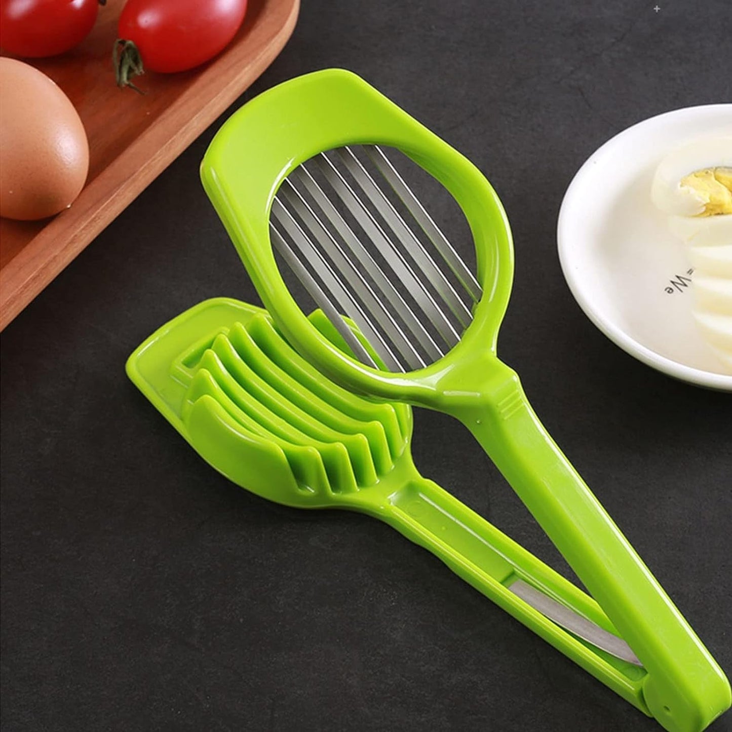 Multipurpose Slicer With Seven Blades Egg Slicers Stainless Slicer Strawberry Tomato Kiwi Fruit Cutter Divider Separator