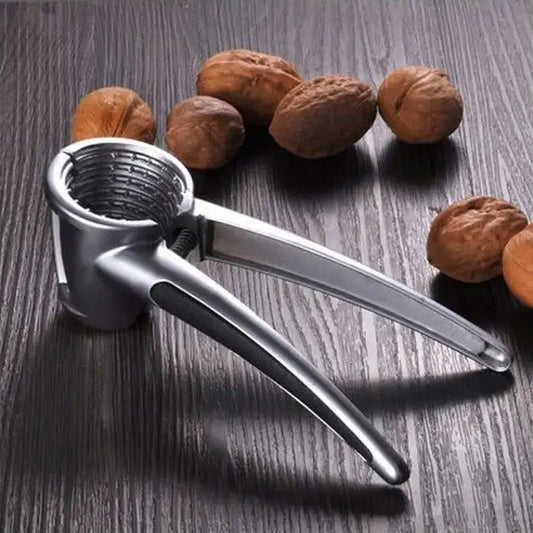 Walnut Cracker Luxury Die Cast Stainless Alloy Nut Cutter Walnut Clamp Plier Portable Smart Walnut Akhrot Pincers Bottle Opener For Pecans Almonds Brazil Nuts