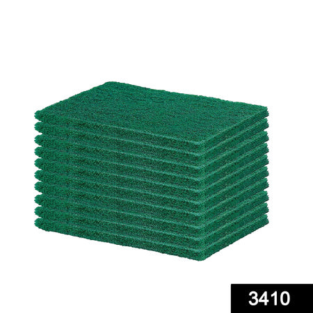 Scrub Sponge Cleaning Pads Aqua Green  10pcs