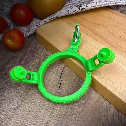 Adjustable Apple Peeler Cutter With Holder Ring