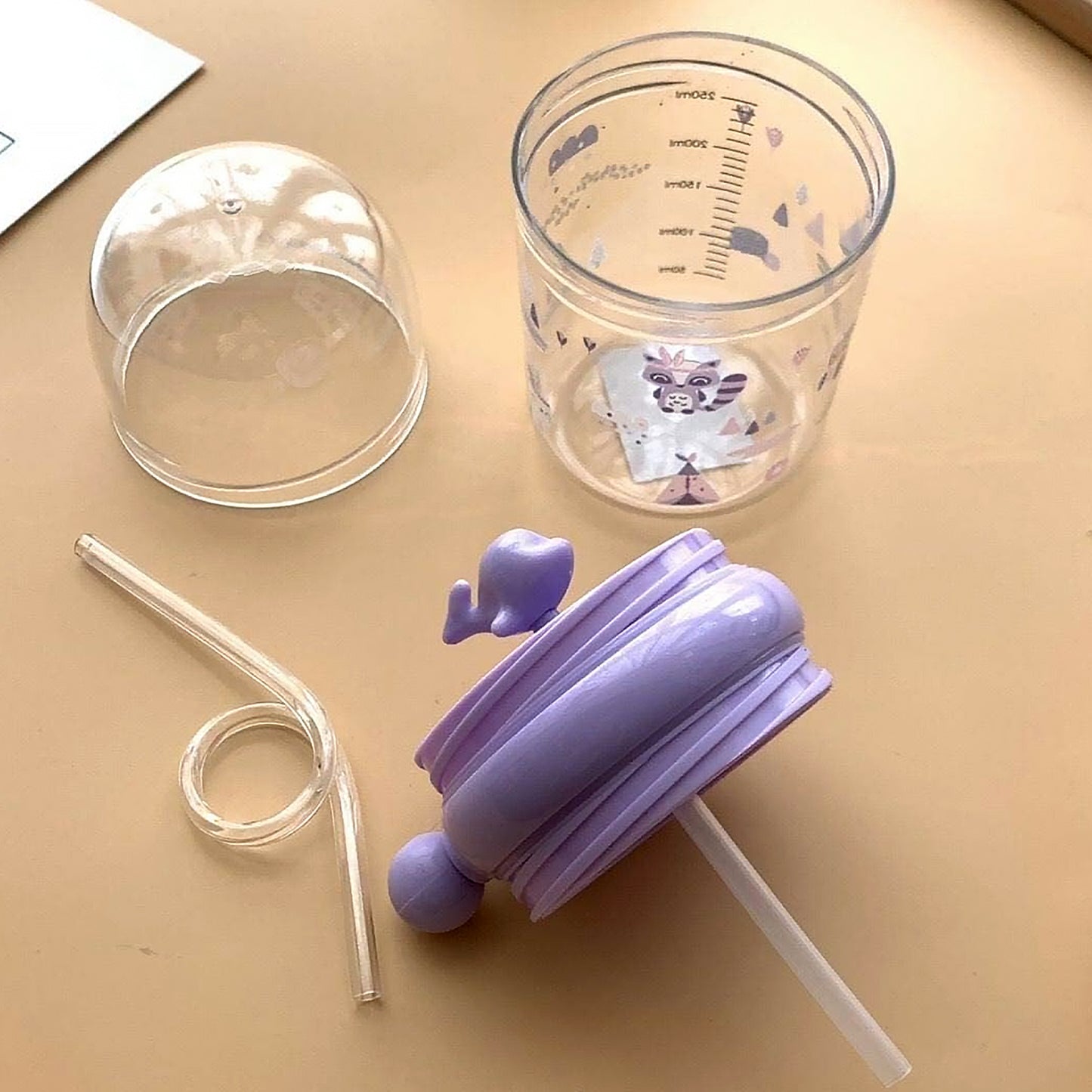 Baby Drinking Cup With Straw And Lid Water Whale Spray Fountain Sippy Cup Bottles Childrens Pot Toddler Tumbler Mug Spill Proofbirthday Party Gift Drinking Cup (1 Pc)