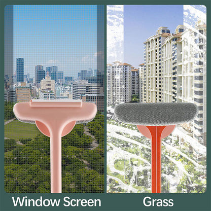 Window Cleaning Brush Multifunctional Screen Cleaning Brush. Multifunctional Glass Cleaning Tools Washing Kit 2in1.