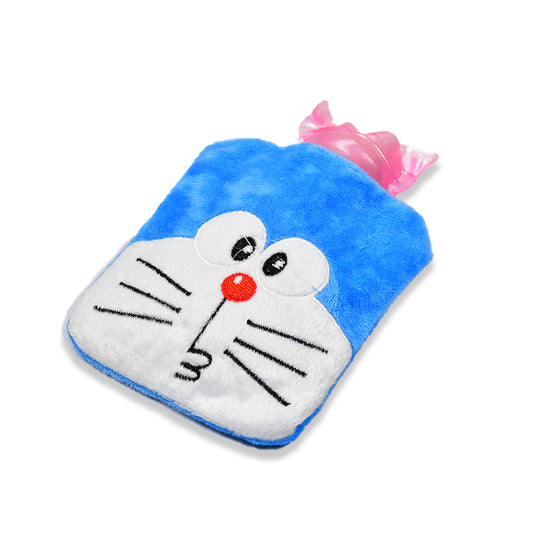 Doremon Small Hot Water Bag With Cover For Pain Relief Neck Shoulder Pain And Hand Feet Warmer Menstrual Cramps.