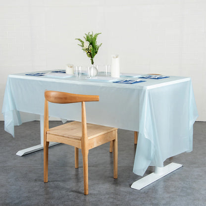 Waterproof Disposable Plastic Table Cover 137  183 Cm