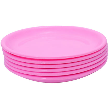 Round Shaped Mini Soup Platesdishes - 6 Pcs