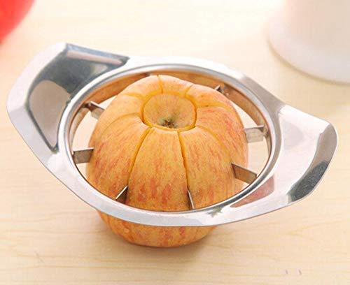 Stainless Steel Apple Cutterslicer With 8 Blades And Handle