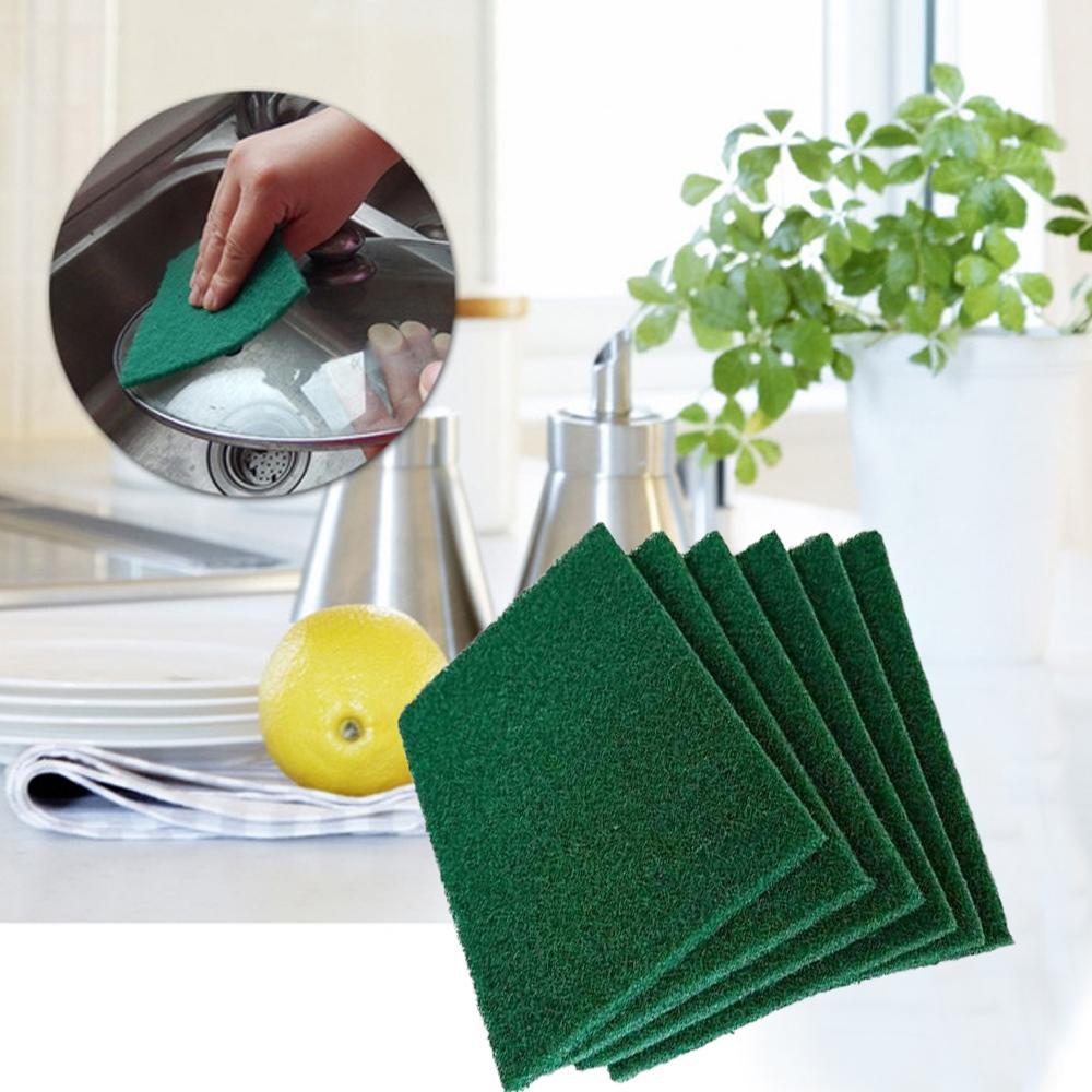 Scrub Sponge Cleaning Pads Aqua Green