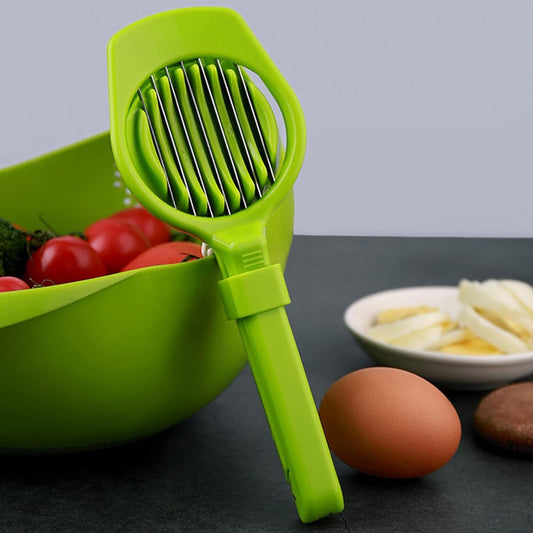 Multipurpose Slicer With Seven Blades Egg Slicers Stainless Slicer Strawberry Tomato Kiwi Fruit Cutter Divider Separator