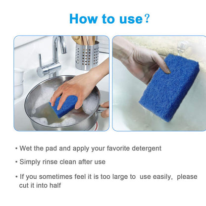 Kitchen Scrubber Pads For Utensilstiles Cleaning (Pack Of 4)