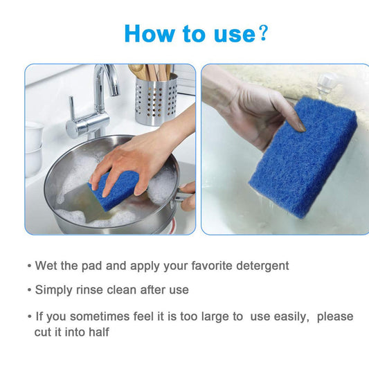 Kitchen Scrubber Pads For Utensilstiles Cleaning (Pack Of 4)