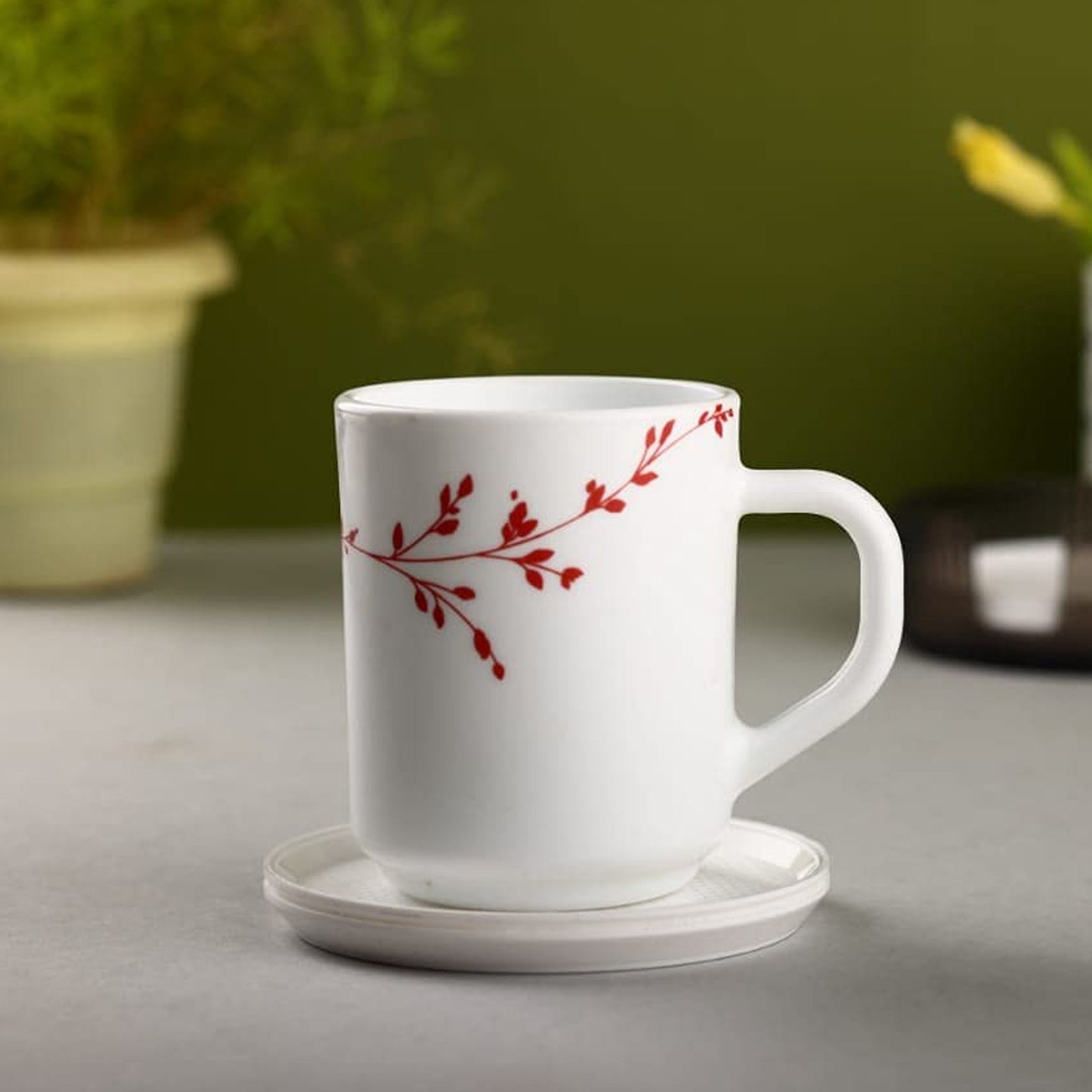 Coasters Set Of 6 Plastic Coasters Spill Protection For Table Desk Durable And Non Slip Plastic Coaster Fit Common Size Drinking Glass Coffee Cup Tea Cup Mug