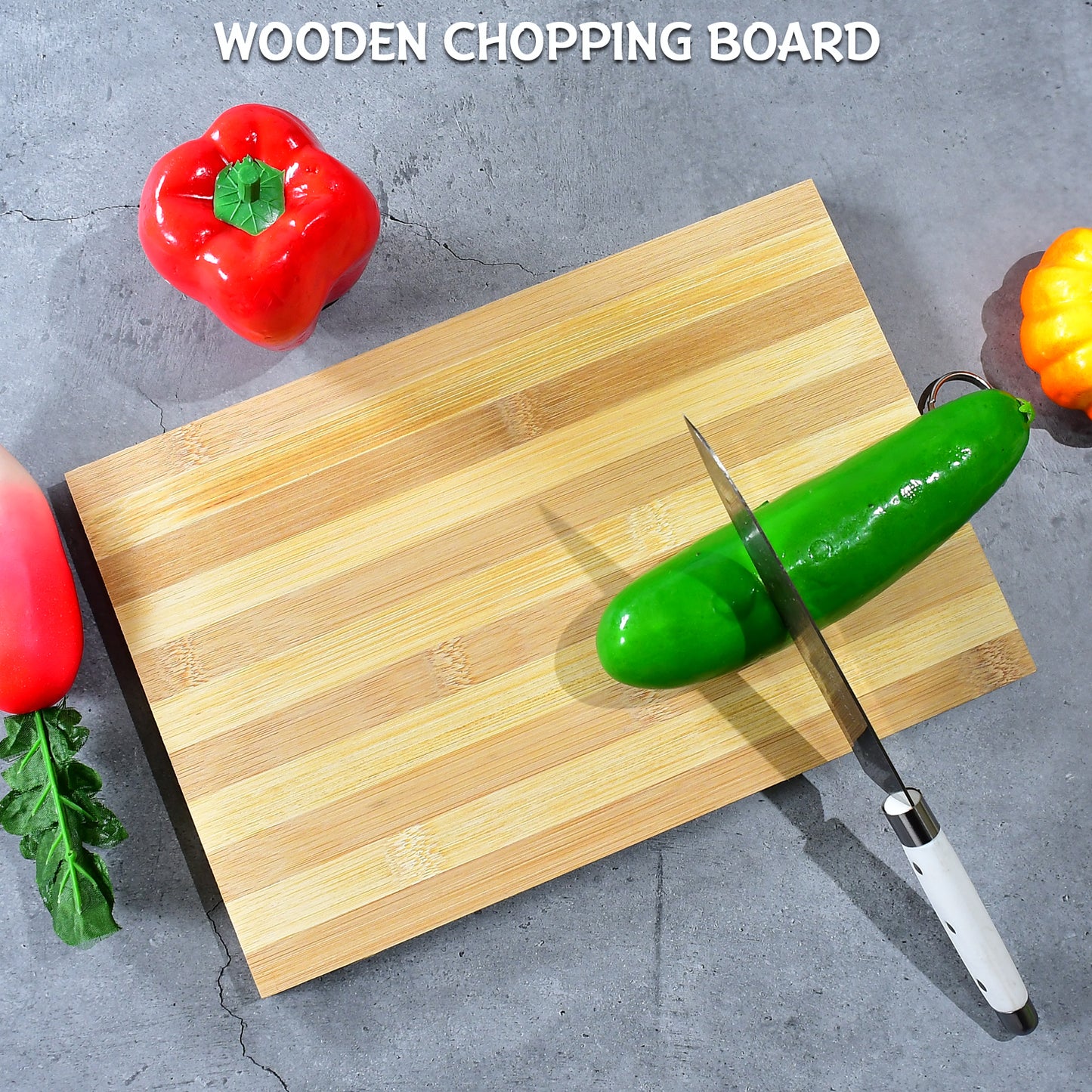 Natural Wood Chopping Cutting Board For Kitchen Vegetables Fruits  Cheese Bpa Free.