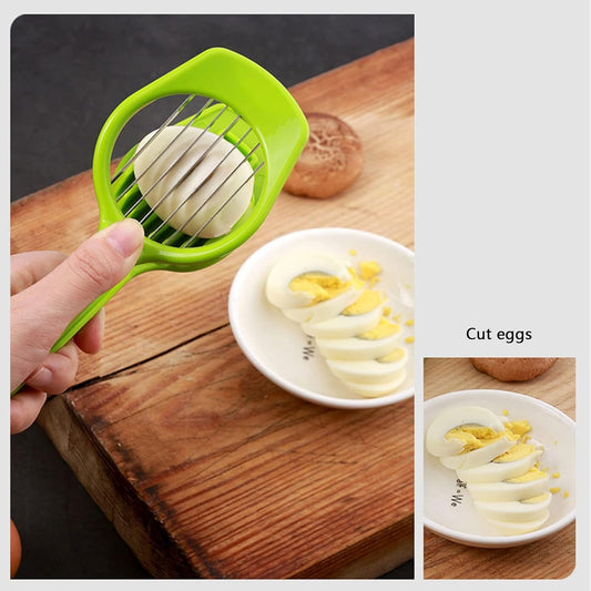 Multipurpose Slicer With Seven Blades Egg Slicers Stainless Slicer Strawberry Tomato Kiwi Fruit Cutter Divider Separator