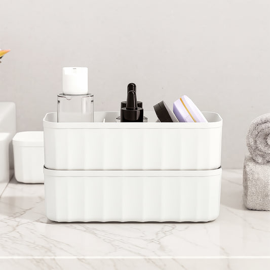 5-compartments Sock and kerchief Storage Box Socks Drawer Closet Organizer Storage Boxes (Pack Of 4)