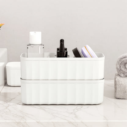 5-compartments Sock and kerchief Storage Box Socks Drawer Closet Organizer Storage Boxes (Pack Of 4)