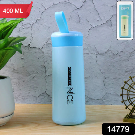 Water Bottle 400ml Leak Proof Glass Water Bottle With Daily Water Intake For Gym And Children Nice Bottle (1 Pc)