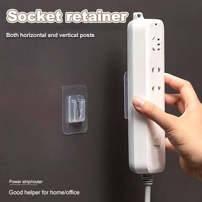 Adhesive Plastic Wall Hooks Heavy Duty Hooks ( 1 Pair )