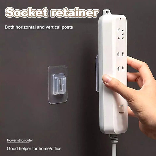 Adhesive Plastic Wall Hooks Heavy Duty Hooks ( 1 Pair )