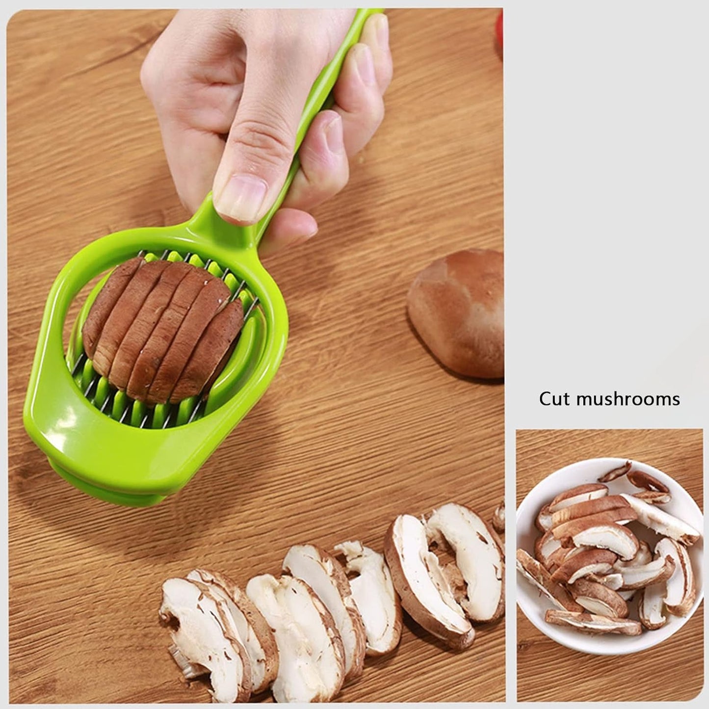 Multipurpose Slicer With Seven Blades Egg Slicers Stainless Slicer Strawberry Tomato Kiwi Fruit Cutter Divider Separator