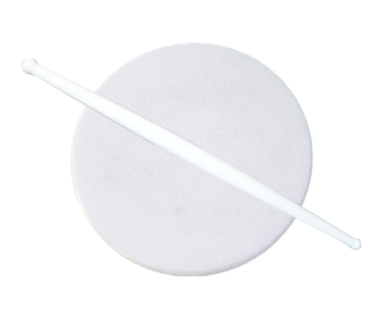 White Plastic Rolling Belan For Chapati Making