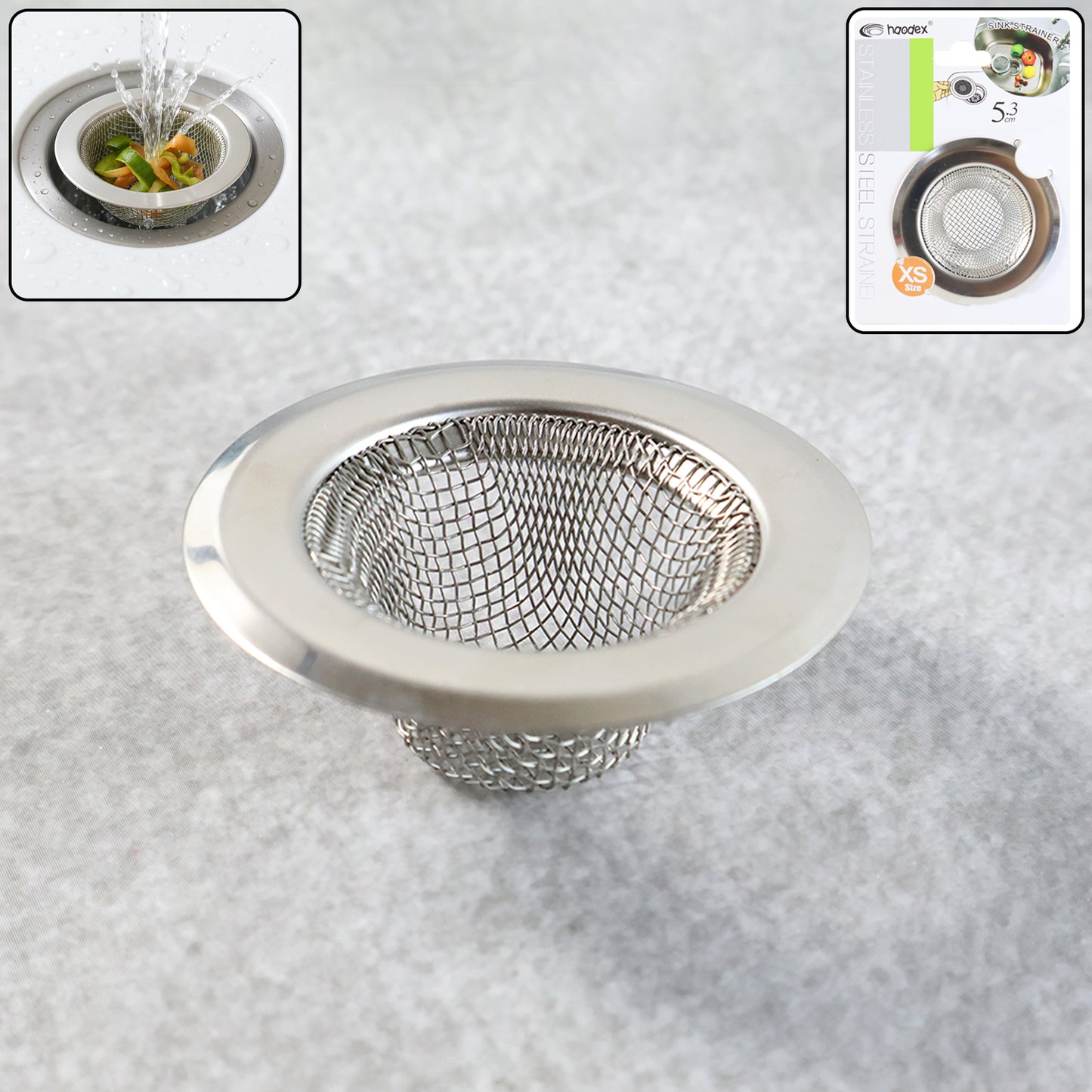 Stainless Steel Kitchen Sink Drain Strainer  Stopper (Small (7 Cm) 1 Pc)