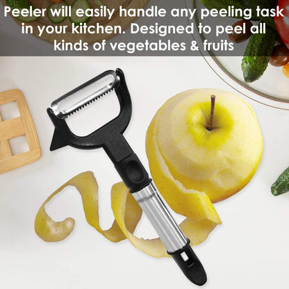 2-in-1 Double Julienne And Vegetable Peeler