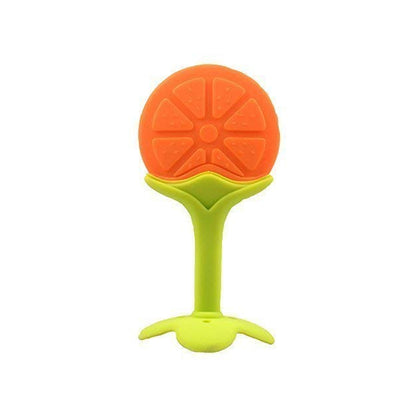Silicone Fruit Shape Teether Toy Food Grade Silicon Teether Use For Baby  Toddlers  Infants  Children