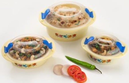Hot N Fresh Insulated Plastic Casserole Gift Set (3 Pieces)