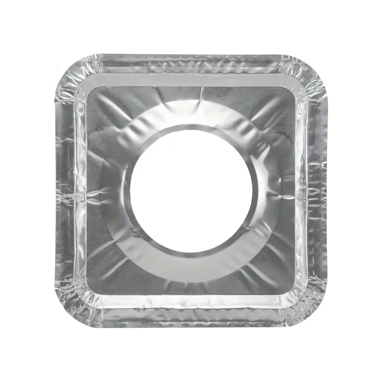Aluminum Gas Stove Burner Protector Covers (10 Pc  23x23 Cm)