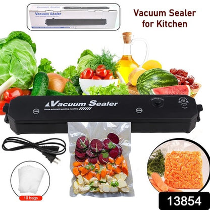 Vacuum Sealer Machine With 10 Pcs Bag (1 Set)